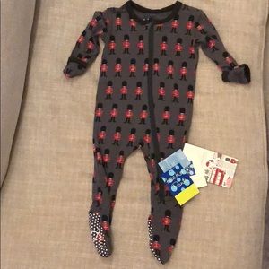KicKee Pants Queens Guard Footie 0-3 mnth NWT